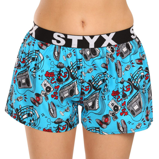 3PACK damshorts Styx art sports gummi flerfärgad (3T15782)