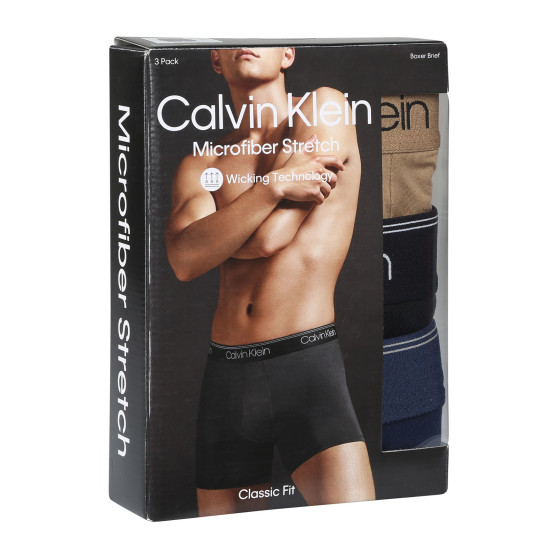 3PACK Boxershorts för herrar Calvin Klein multicolour (NB2570A-KM1)