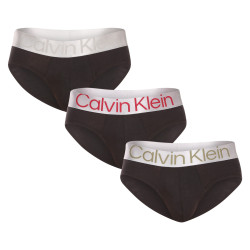 3PACK herrkalsonger Calvin Klein svart (NB3129A-GIW)