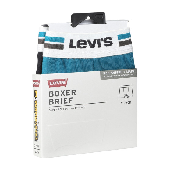 2PACK Boxershorts för herrar Levis multicolour (701222843 010)