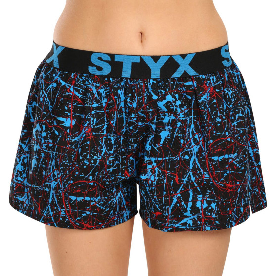 3PACK damshorts Styx art sports gummi flerfärgad (3T13603)