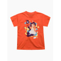 Glad barn t-shirt Dedoles Dancing Hamster orange (D-K-AP-TSH-C-C-1674)