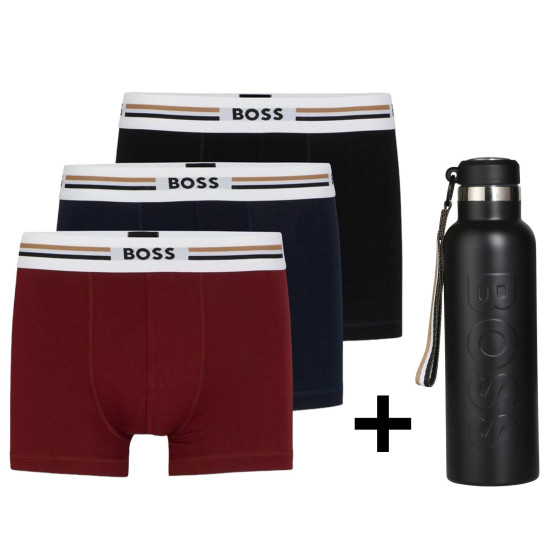 3PACK Boxershorts för herrar BOSS multicolour (50492200 602)