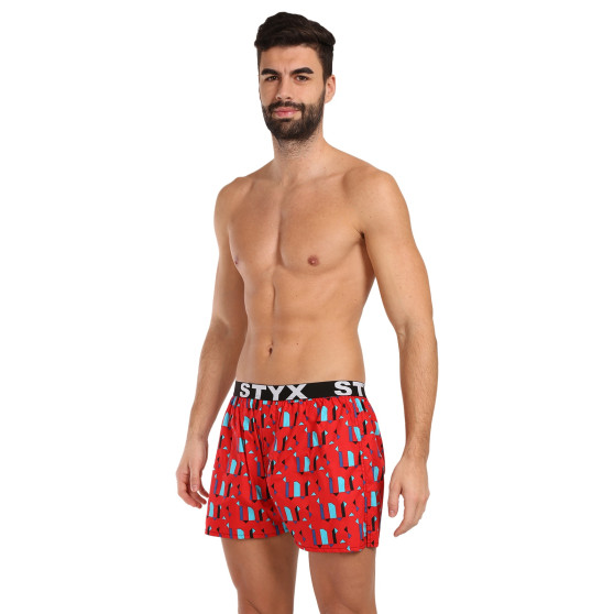 Boxershorts för herrar Styx konst sport gummi mönster (B1659)