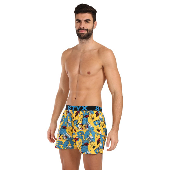 Boxershorts för herrar Styx konst sport gummi explosion (B1750)