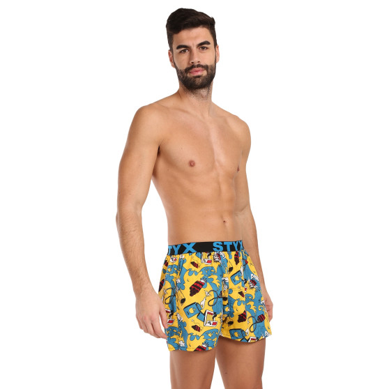 Boxershorts för herrar Styx konst sport gummi explosion (B1750)