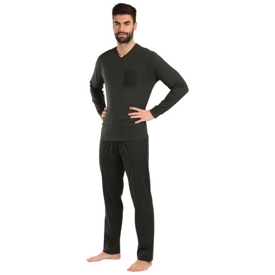 Pyjamas för män Nedeto grön (NP007)