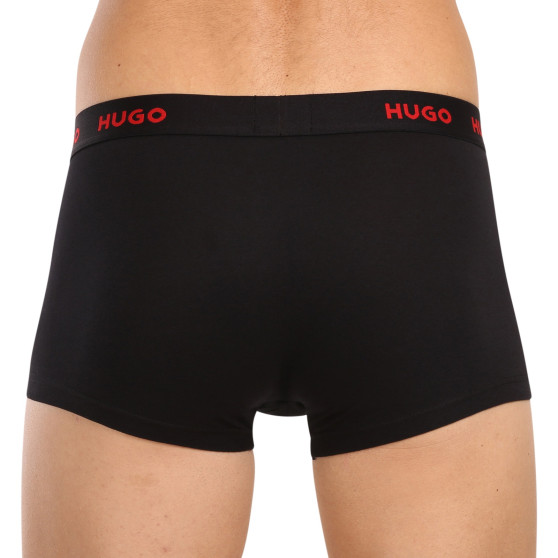 3PACK Boxershorts för herrar HUGO multicolour (50469766 420)