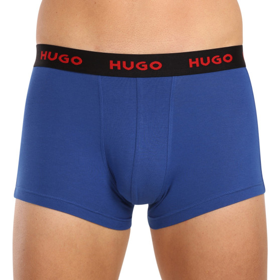 3PACK Boxershorts för herrar HUGO multicolour (50469766 420)