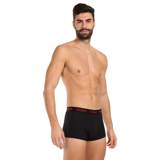 3PACK Boxershorts för herrar HUGO multicolour (50469766 420)