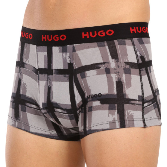 3PACK Boxershorts för herrar HUGO multicolour (50480170 039)