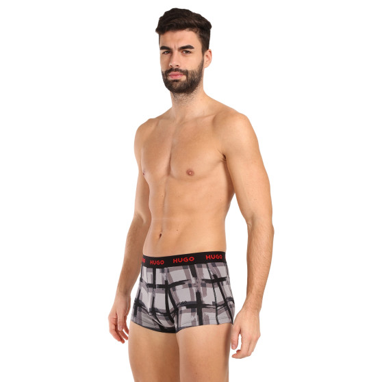 3PACK Boxershorts för herrar HUGO multicolour (50480170 039)