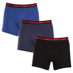 3PACK Boxershorts för herrar HUGO multicolour (50496713 420)