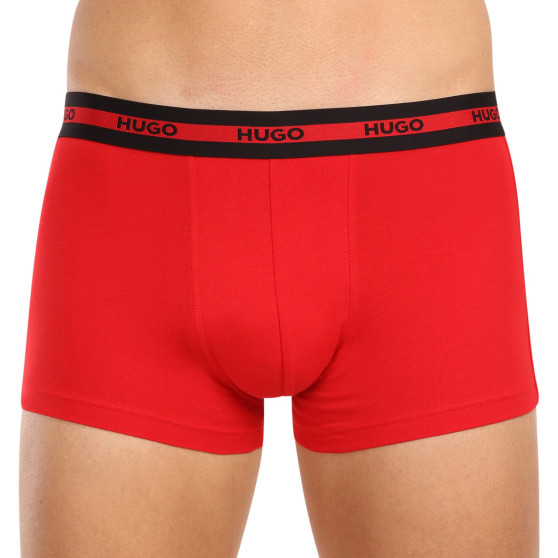 3PACK Boxershorts för herrar HUGO multicolour (50503083 623)