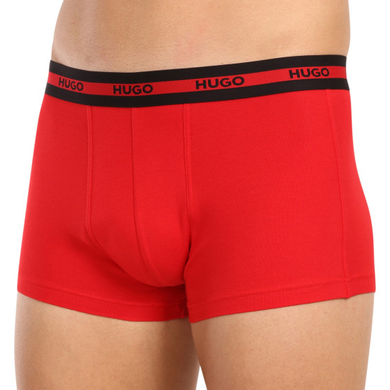 3PACK Boxershorts för herrar HUGO multicolour (50503083 623)