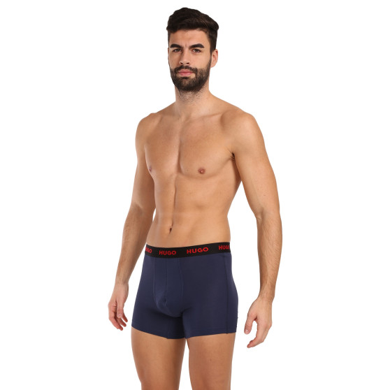 3PACK Boxershorts för herrar HUGO multicolour (50510192 405)