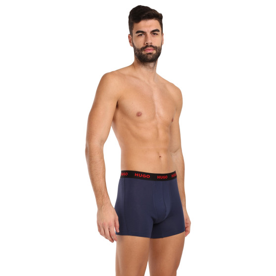 3PACK Boxershorts för herrar HUGO multicolour (50510192 405)