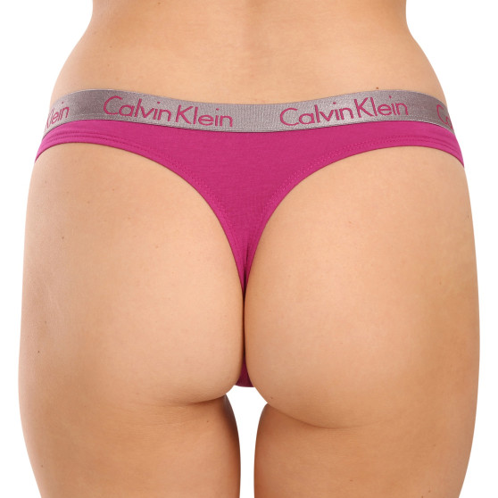 3PACK Stringtrosor för kvinnor Calvin Klein multicolour (QD3560E-I2L)