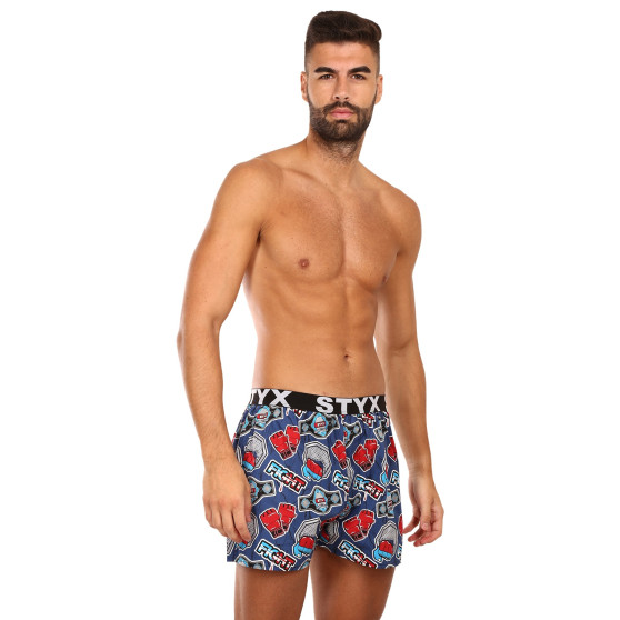 3PACK Boxershorts för herrar Styx art sports gummi flerfärgad (3B15690)