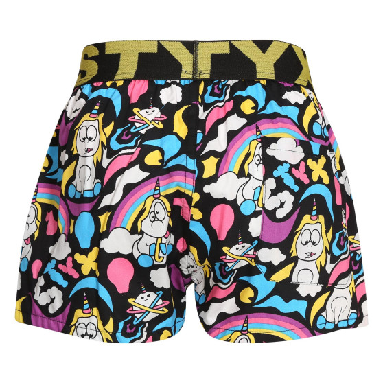 Barn shorts Styx art sport gummi enhörning (BJ1158)