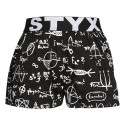 Barn shorts Styx konst sport gummi fysik (BJ1652)