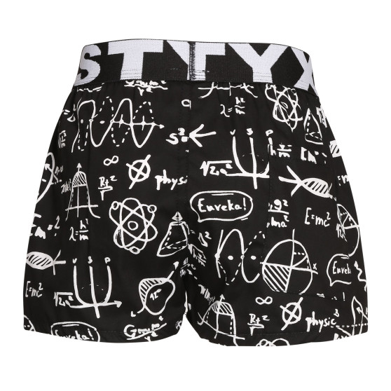 Barn shorts Styx konst sport gummi fysik (BJ1652)