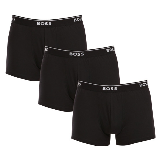 3PACK Boxershorts för herrar BOSS svart (50475685 001)