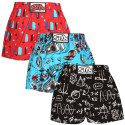 3PACK shorts för barn Styx art classic rubber flerfärgad (3J15829)