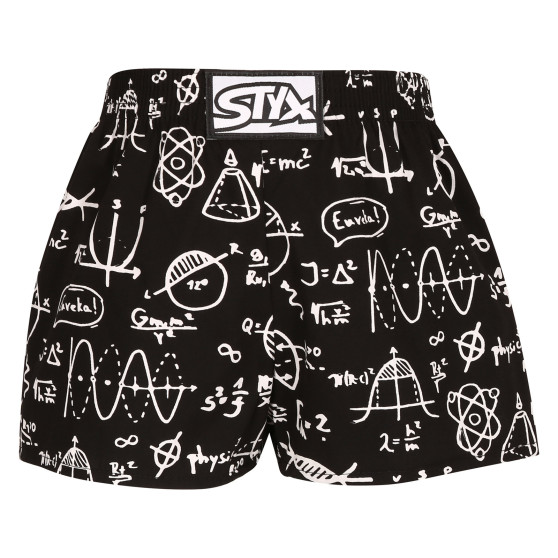 3PACK shorts för barn Styx art classic rubber flerfärgad (3J15829)