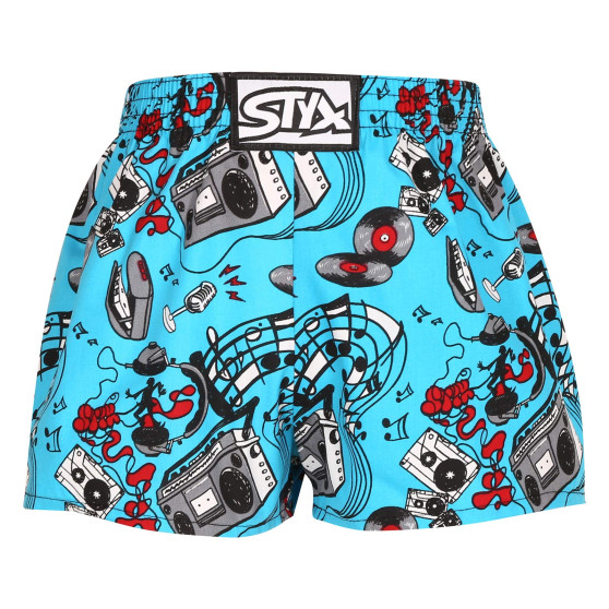 3PACK shorts för barn Styx art classic rubber flerfärgad (3J15829)