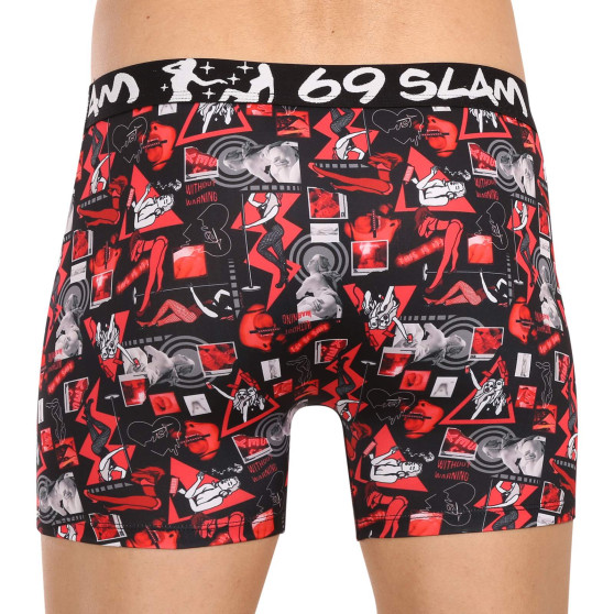 Boxershorts för män 69SLAM fit night life (MCYNLF-PO)