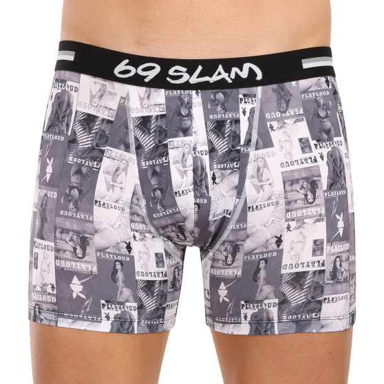 Boxershorts för män 69SLAM fit playloud magazine (MCYPMG-PO)