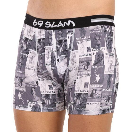 Boxershorts för män 69SLAM fit playloud magazine (MCYPMG-PO)