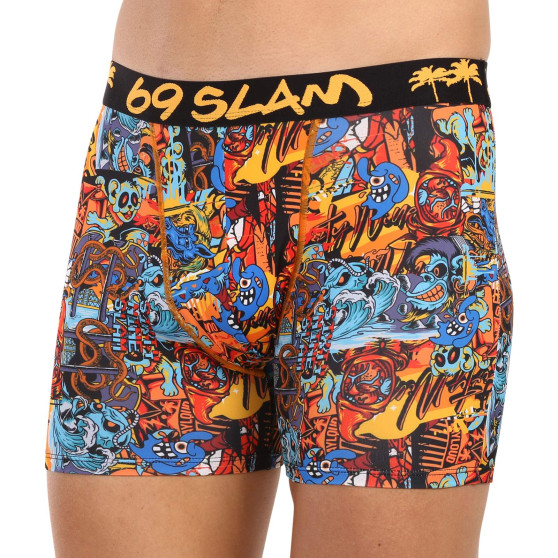 Boxershorts för män 69SLAM fit grafitty dylan (MBYGFT-PO)