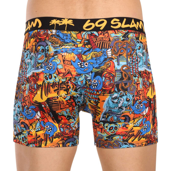 Boxershorts för män 69SLAM fit grafitty dylan (MBYGFT-PO)