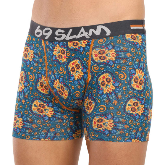 Boxershorts för män 69SLAM passform bambu hamsa hand gilbert (MPBHHD-BB)