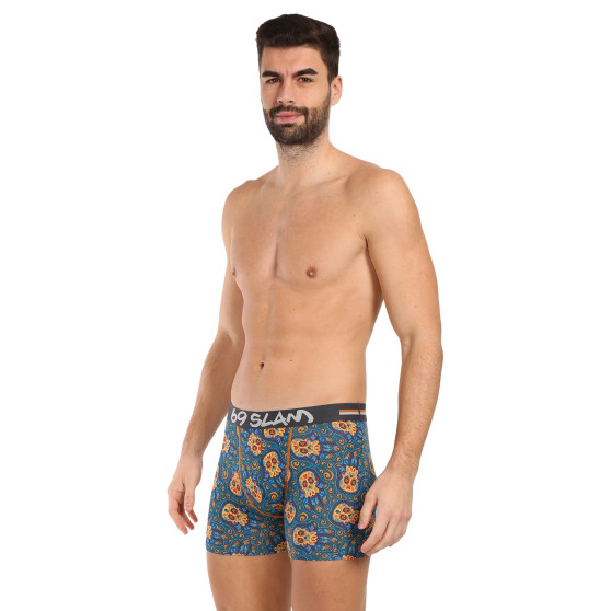 Boxershorts för män 69SLAM passform bambu hamsa hand gilbert (MPBHHD-BB)