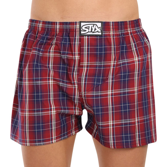 Boxershorts för herrar Styx klassisk elastisk flerfärgad (A204)