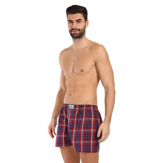 Boxershorts för herrar Styx klassisk elastisk flerfärgad (A204)