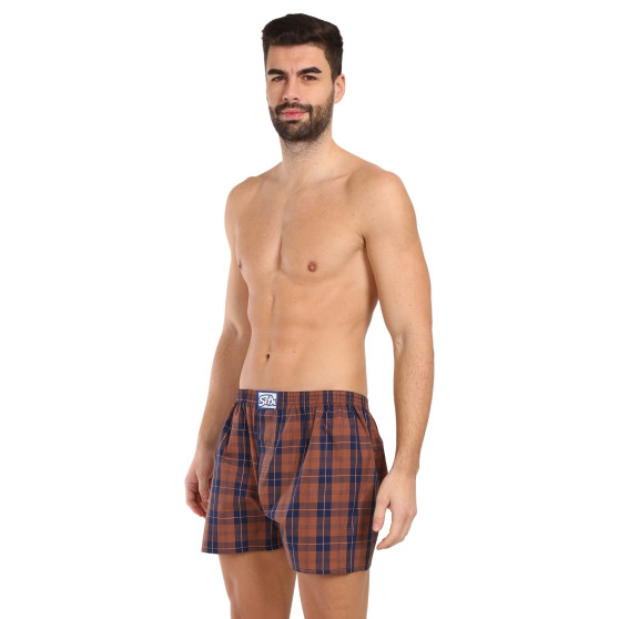 Boxershorts för herrar Styx klassisk elastisk flerfärgad (A208)