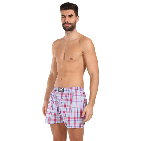 Boxershorts för herrar Styx klassisk elastisk flerfärgad (A213)