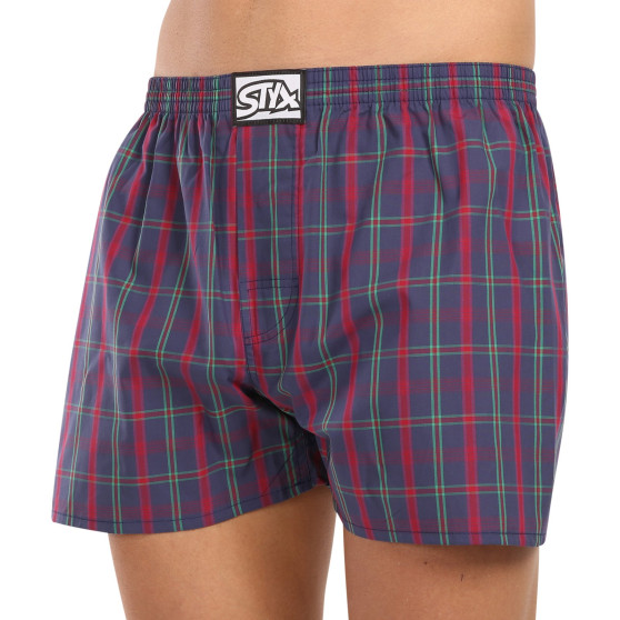 Boxershorts för herrar Styx klassisk elastisk flerfärgad (A216)