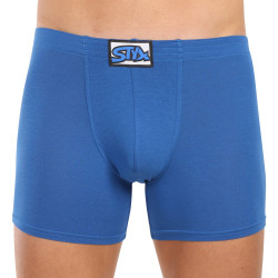 Boxershorts för herrar Styx lång klassisk elastisk blå (F1167)