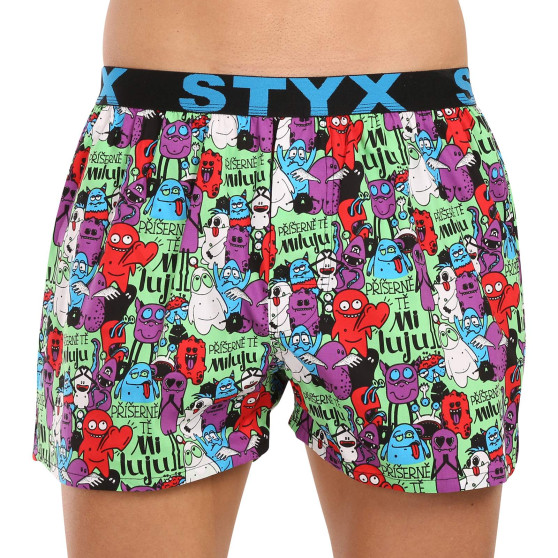 Boxershorts för herrar Styx konst sport gummi monster (B01555/2)