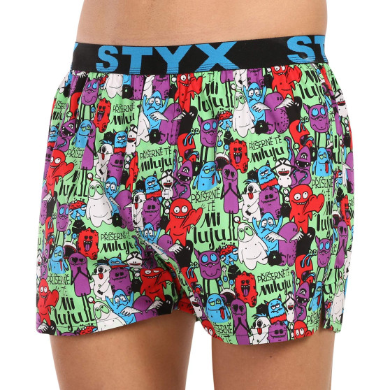 Boxershorts för herrar Styx konst sport gummi monster (B01555/2)