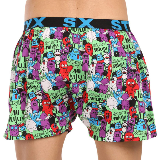 Boxershorts för herrar Styx konst sport gummi monster (B01555/2)