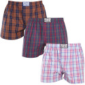 3PACK Boxershorts för herrar Styx klassisk elastisk flerfärgad (3A20836)