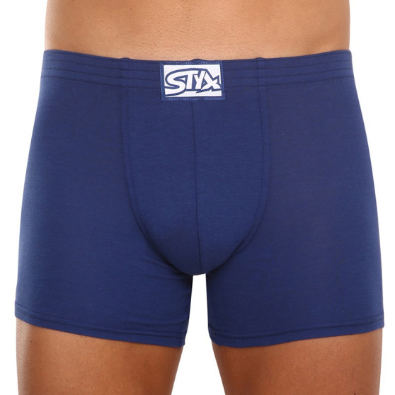 3PACK Boxershorts för herrar Styx lång klassisk elastisk flerfärgad (3F96837)