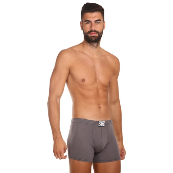 3PACK Boxershorts för herrar Styx lång klassisk elastisk flerfärgad (3F96837)