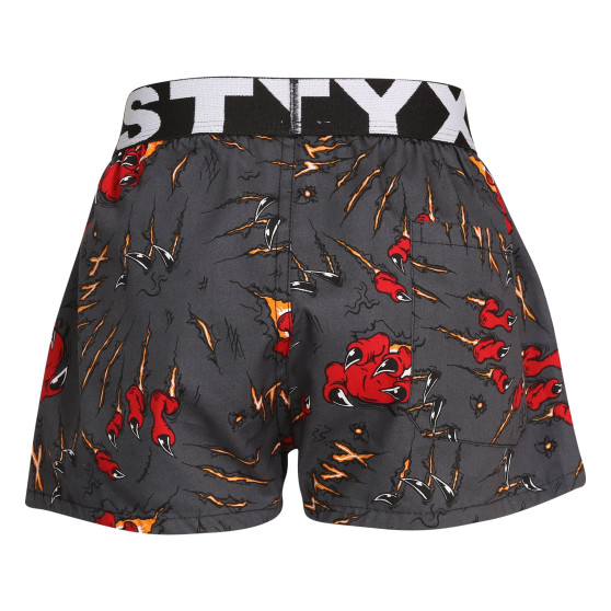 Barn shorts Styx konst sport gummi klor (BJ1552)